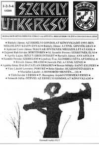 Szekely Utkerso - 1995 - 1 - 2 - 3 - 4